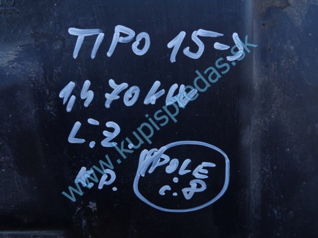 ľavé zadné nadkolo na fiat tipo II sedan, 